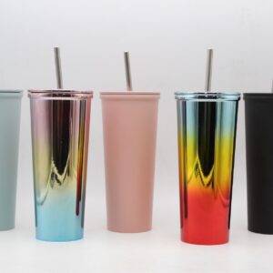 แก้วเก็บความเย็น กระบอกน้ำ แก้วน้ำ แก้วน้ำแบบใส ทรงคริสตัล ขนาด 20oz